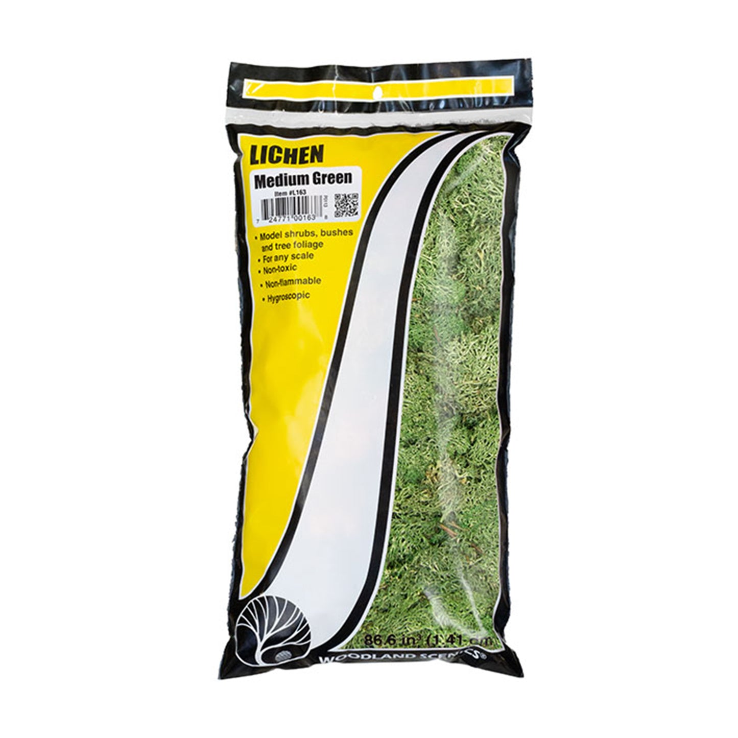 Woodland Scenics L163 Lichen, Medium Green 86.6 in³