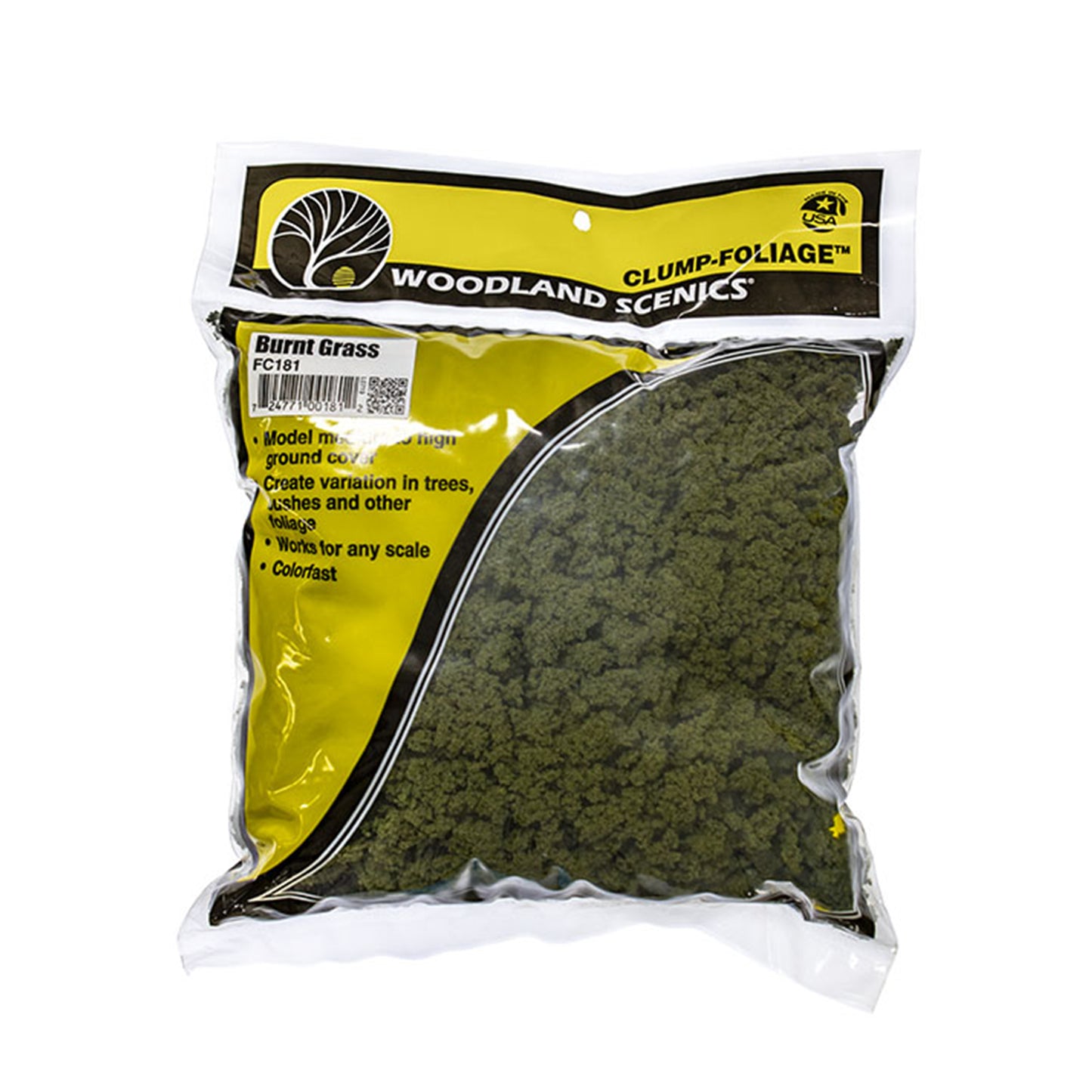 Woodland Scenics FC181 Clump Foliage, Burnt Grass Large Bag