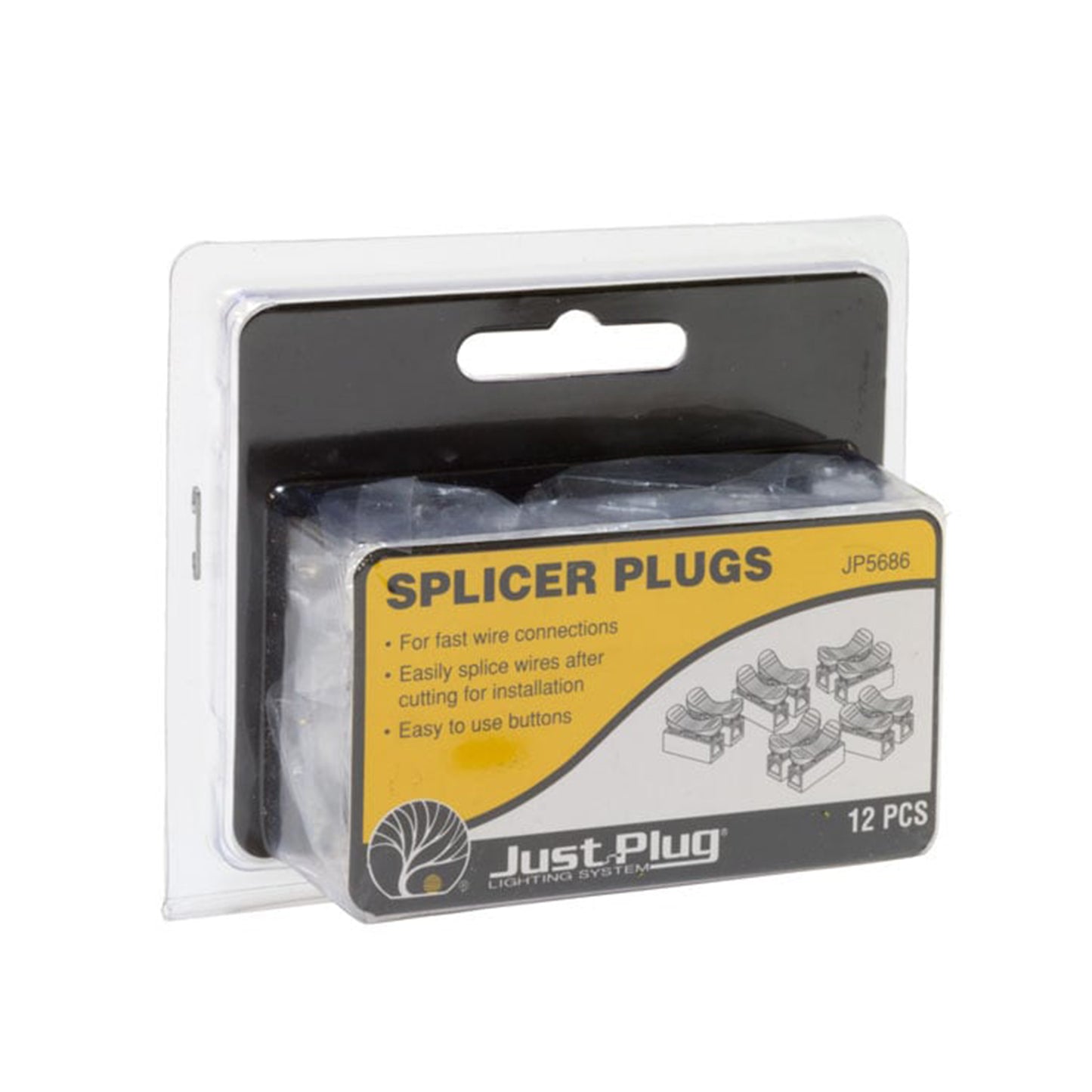 Woodland Scenics JP5686 Just Plug® Lighting System Splicer Plugs