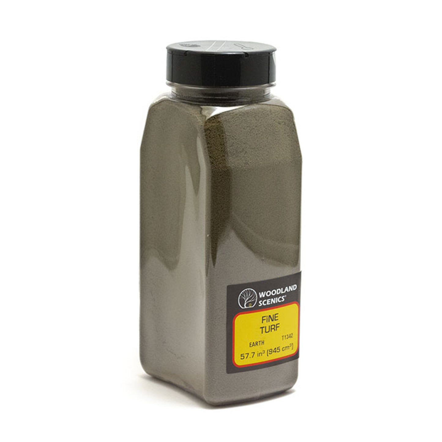 Woodland Scenics T1342 Fine Turf, Earth 57.7 in³ Shaker