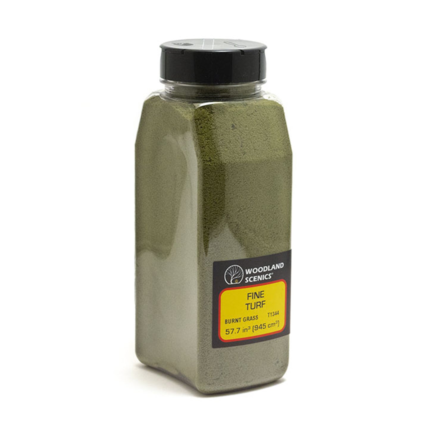 Woodland Scenics T1344 Fine Turf, Burnt Grass 57.7 in³ Shaker