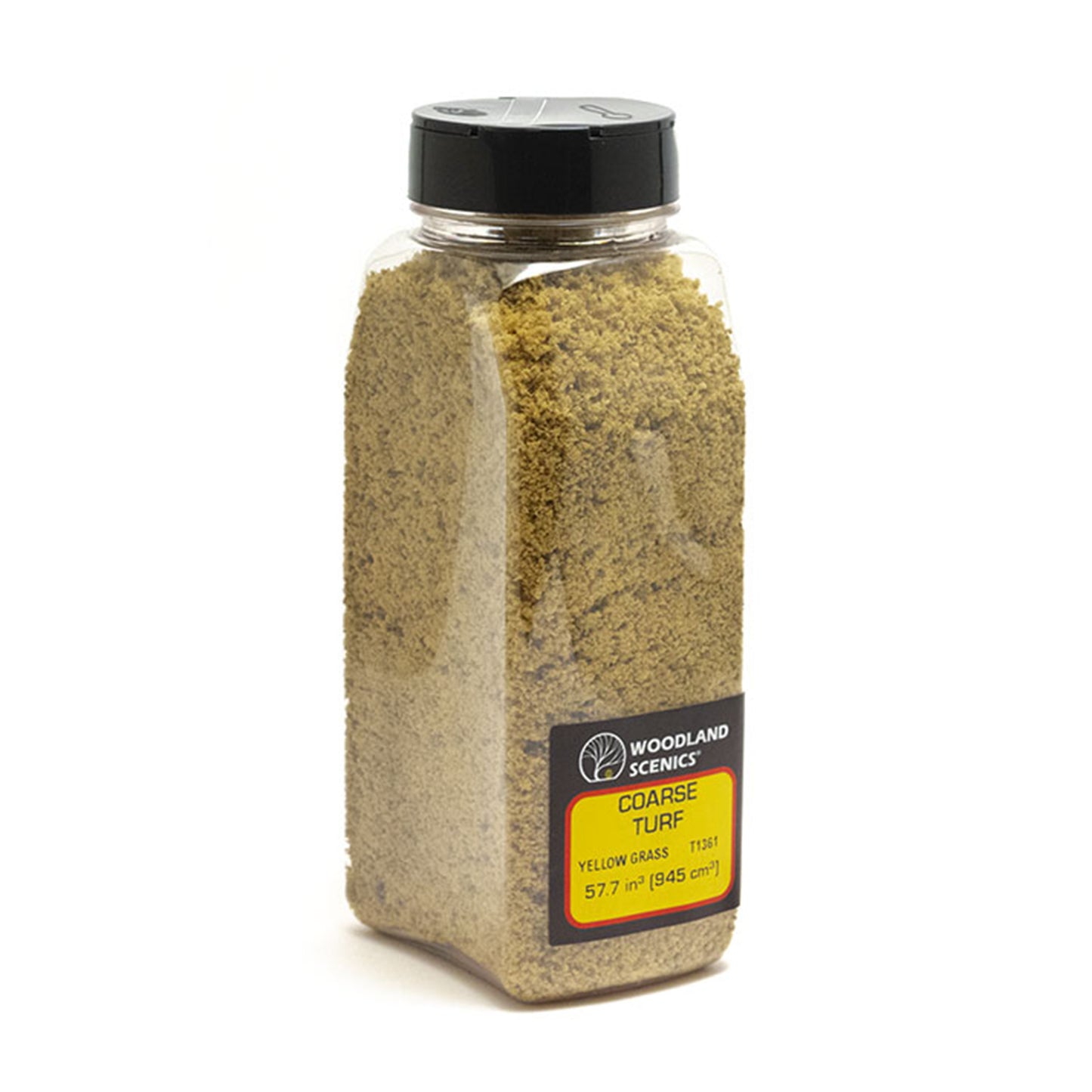 Woodland Scenics T1361 Coarse Turf, Yellow Grass 57.7 in³ Shaker