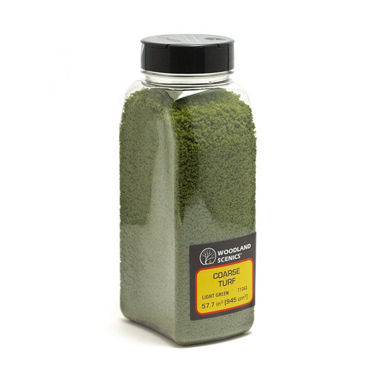 Woodland Scenics T1363 Coarse Turf, Light Green 57.7 in³ Shaker