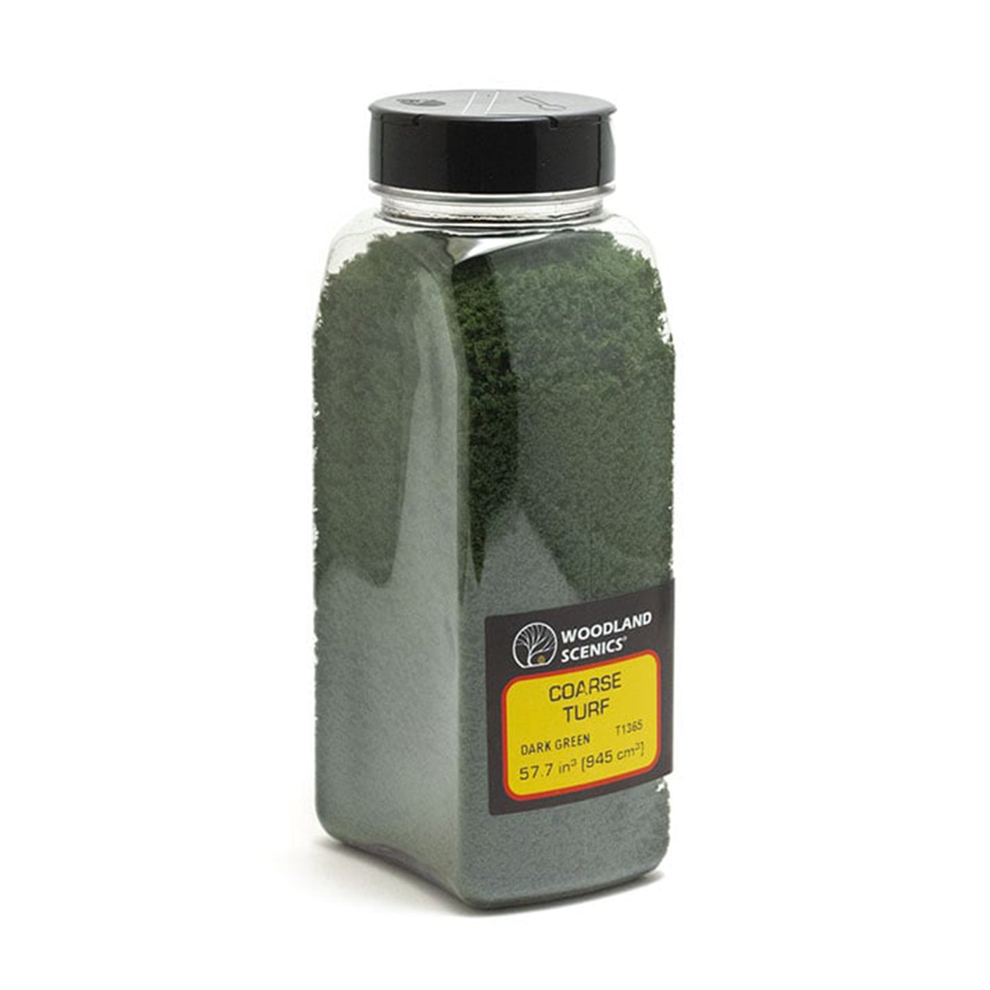 Woodland Scenics T1365 Coarse Turf, Dark Green 57.7 in³ Shaker